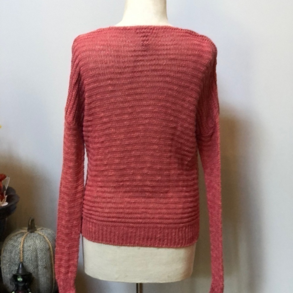𝅺LAUREN jeans‎ Co Ralph Lauren Lisa V-neck sweater size small - Picture 7 of 9